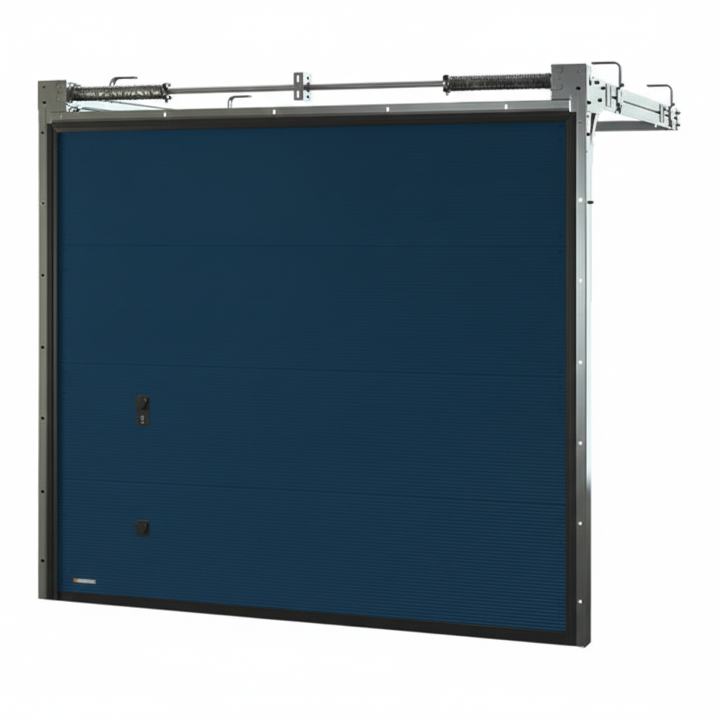 What is a sectional garage door